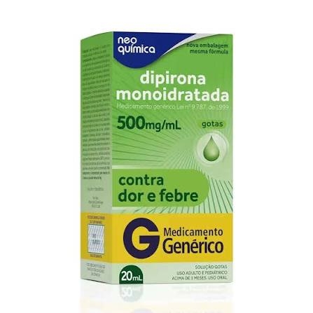 Dipirona Mono 500Mgml Sol Got Fr 20Ml